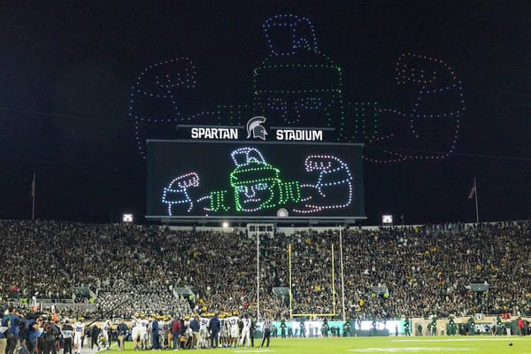 Pat Fitzgerald’s vision for new-look MSU OL in focus: ‘Get excited about moving people against their will’